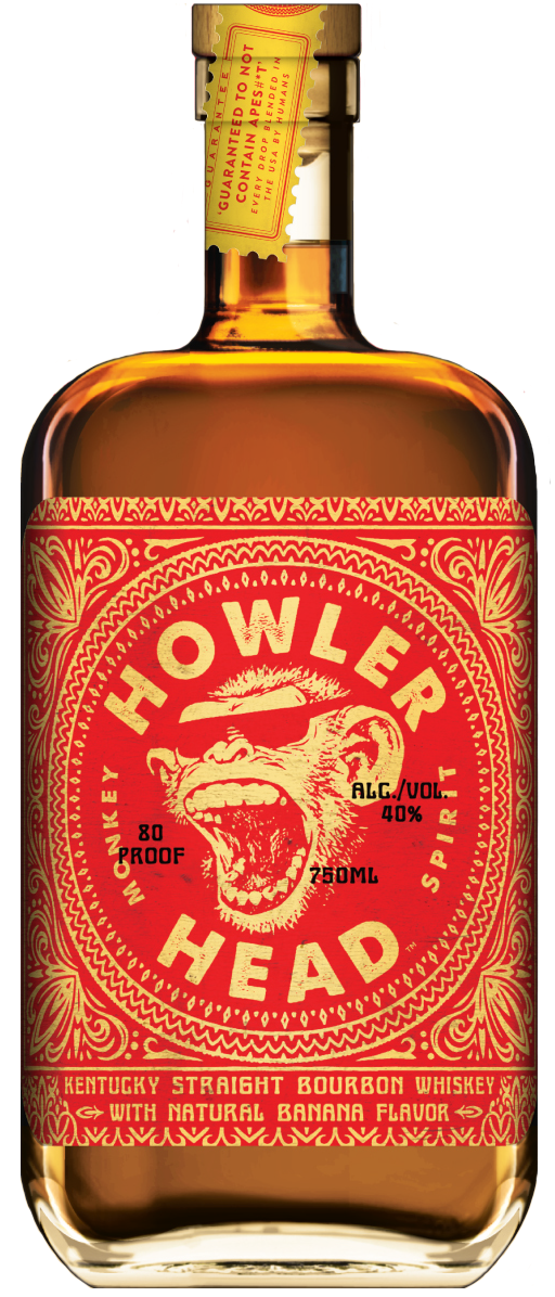 Howler Head Kentucky Straight Banana Bourbon Whiskey 750ml