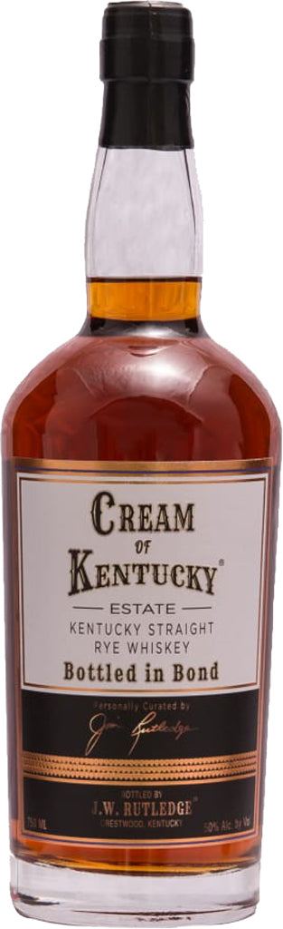 J Rutledge Cream of Kentucky Straight Rye Whiskey 750ml
