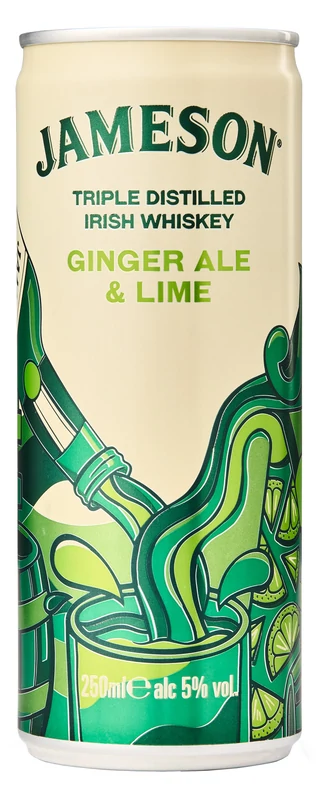 Jameson Cocktail Ginger & Lime 4pk Cans