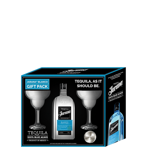 Jarana Blanco Tequila Gift Set 750ml