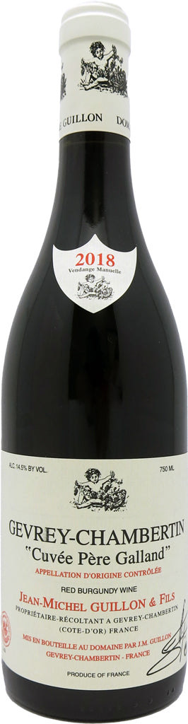 Jean-Michel Guillon & Fils Gevrey-Chambertin Cuvee Pere Galland 2018 750ml