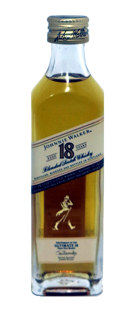 Johnnie Walker 18 Year Old Blended Scotch Whisky 50ml-0