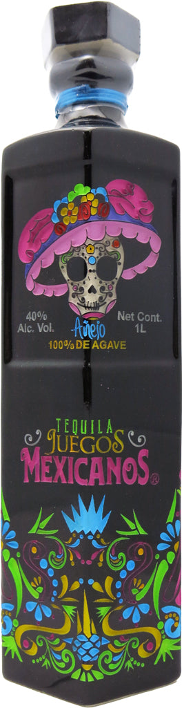 Juegos Mexicanos Dia De Muertos Tequila Anejo 1L
