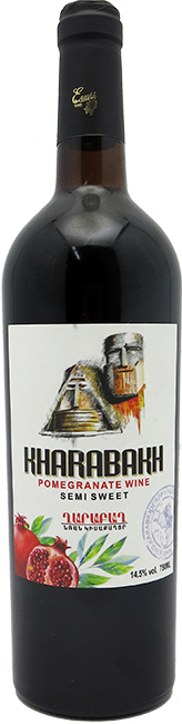 Kharabakh Semi Sweet Pomegranate Wine 750ml