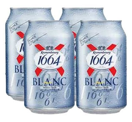 Kronenbourg Blanc 16.9oz 4pk Cans
