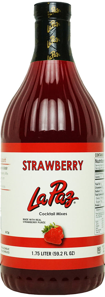 La Paz Strawberry Margarita Mix 1.75L