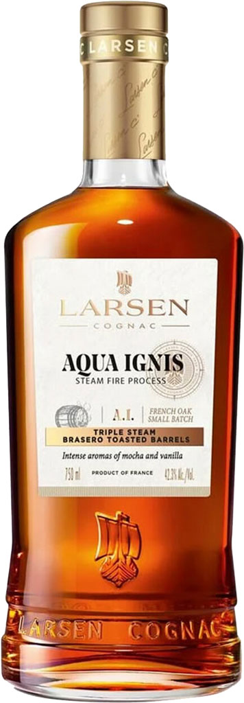Larsen Aqua Ignis Cognac 750ml – Mission Liquor