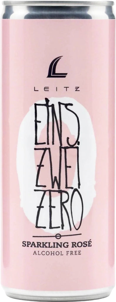 Leitz Eins Zwei Zero Sparkling Rose Alcohol Free 250ml Can