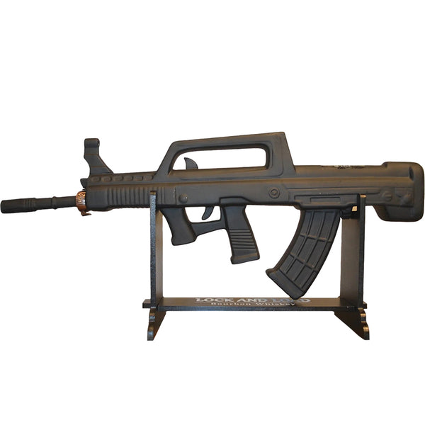 Lock and Load Bourbon Whiskey Rifle Set Black 1.75L