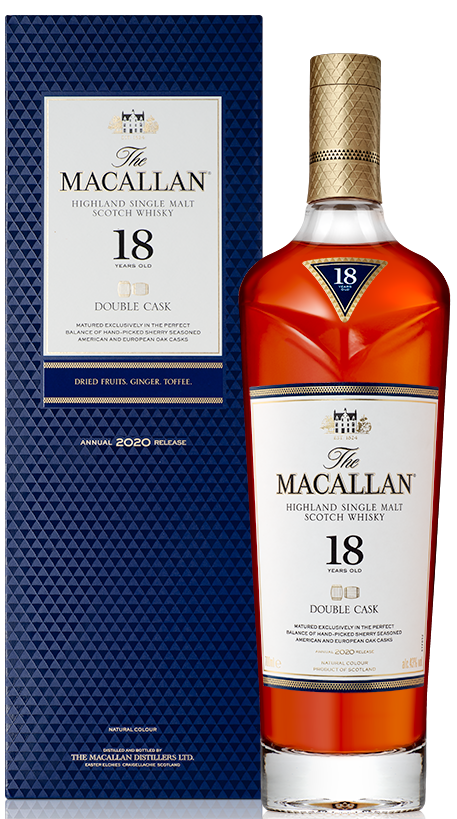 The Macallan Double Cask 18 Year Old Single Malt Whisky The Macallan Double Cask 18 Year Old Single Malt Whisky
