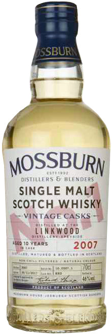 Mossburn No.1 Linkwood Whisky 10 Year Old 750ml – Mission Wine