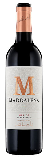 Maddalena Estate Merlot Reserve Paso Robles 2020 750ml