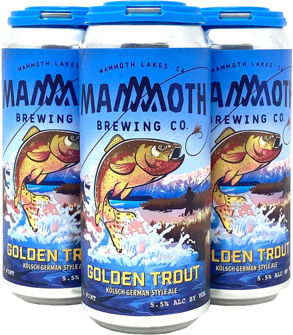 Mammoth Brewing Golden Trout Kolsch 16oz Cans