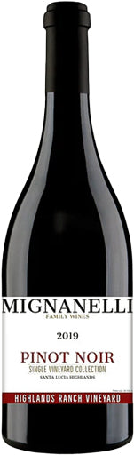 Mignanelli Pinot Noir Highlands Ranch Vineyard 2019 750ml