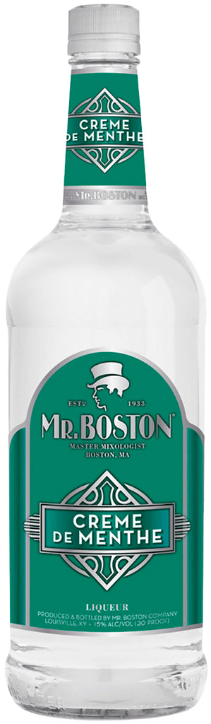 Mr. Boston Creme De Menthe White Liqueur 1L