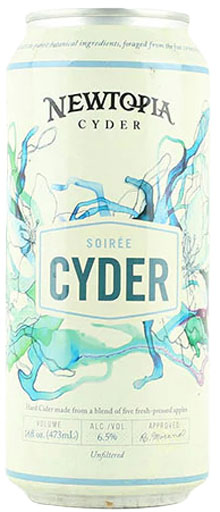 Newtopia Soiree Cider 16oz Can