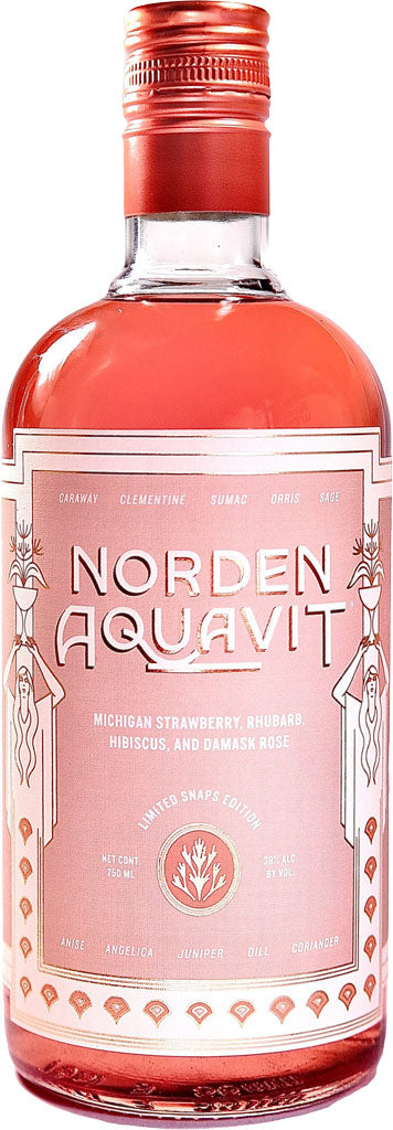 Norden Aquavit Strawberry Rhubarb Snaps Edition 750ml
