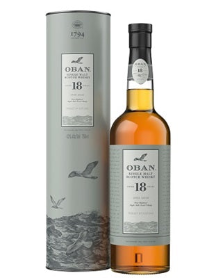 Oban 18 Year Old Single Malt Whisky 750ml