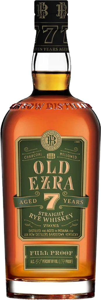 Old Ezra Brooks Full Proof Straight Rye Whiskey 7 Years Old 750ml