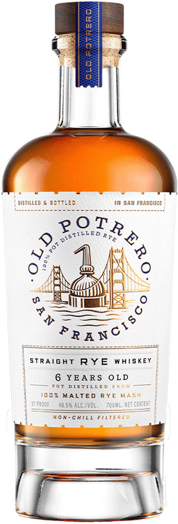 Old Potrero Straight Rye Whiskey 6 Year Old 700ml