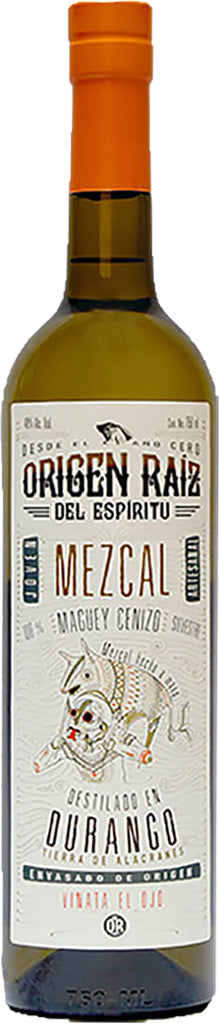 Origen Raiz Cenizo Durango Mezcal 750ml-0