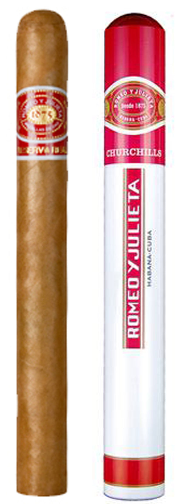 Romeo Y Julieta 1875 Churchill en Tubo