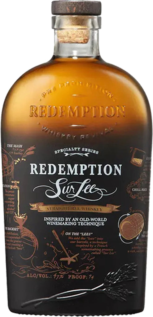 Redemption Sur Lee Straight Rye Whiskey 750ml