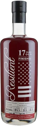 Resilient Barrel Straight Bourbon 17Yr 750ml