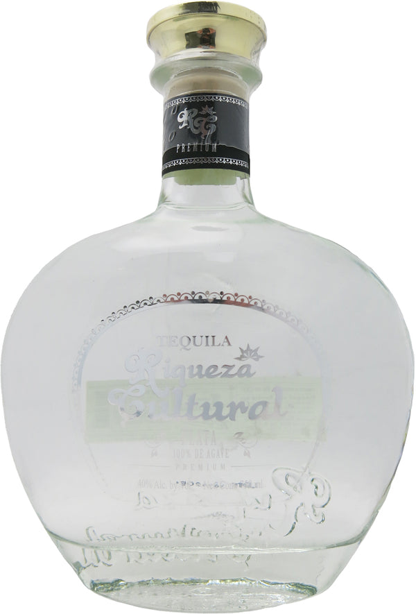 Riqueza Cultural Tequila Plata Clasica Glass 750ml