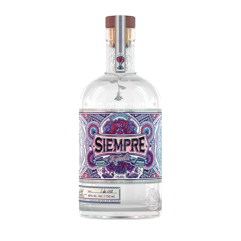 Siempre Plata Tequlia 750ml-0