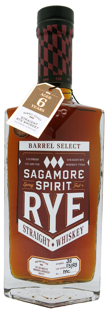 Sagamore Spirit Whiskey Barrel Select Rye 6yr 750ml