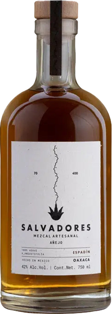Salvadores Mezcal Anejo Espadin 750ml