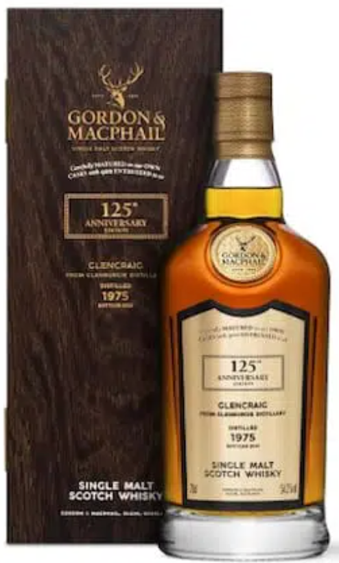 Gordon & Macphail Glencraig Aged 44 Years Distilled 1975 125th Anniversary Edition Single Malt Scotch Whiskey 750ml