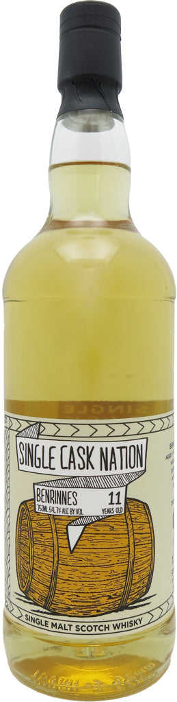 Single Cask Nation Benrinnes 11Yr Single Malt Whisky 2011 750ml