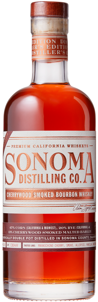 Sonoma Distilling Cherrywood Smoked Bourbon Whiskey 750ml