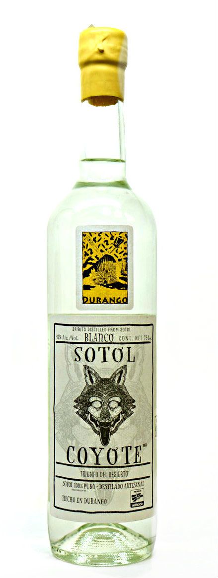 Sotol Coyote Durango Blanco Yellow Label 750ml