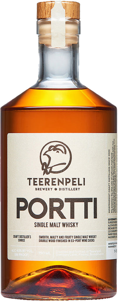 Teerenpeli Portti Wood Finish Single Malt Whisky 750ml