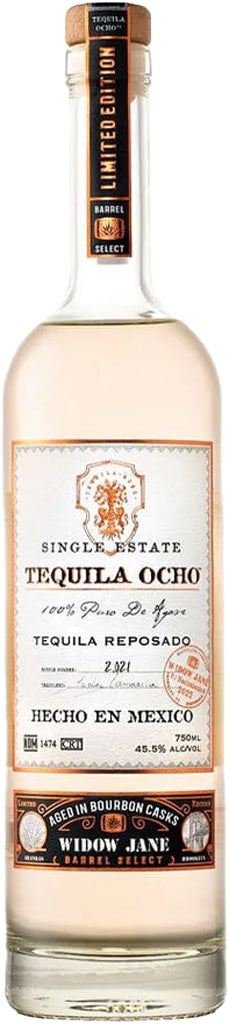 Tequila Ocho Reposado Widow Jane Barrel Select 750ml