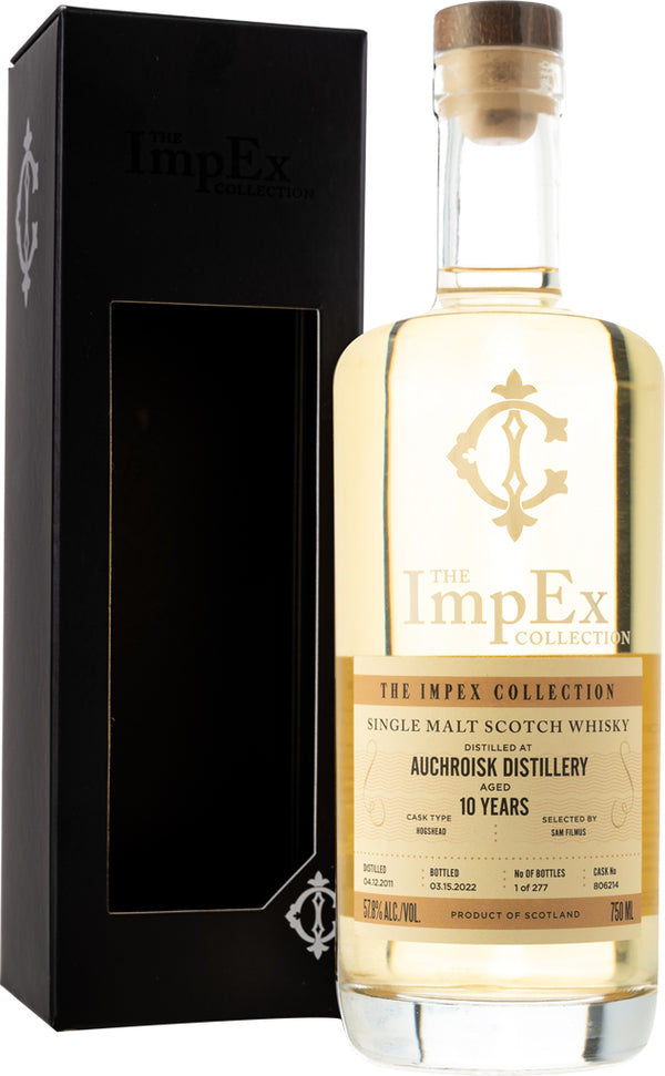 The ImpEx Collection Auchroisk Distillery 2011 10 Year Old 750ml