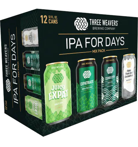 Three Weavers IPA For Days Mix 12pk Cans