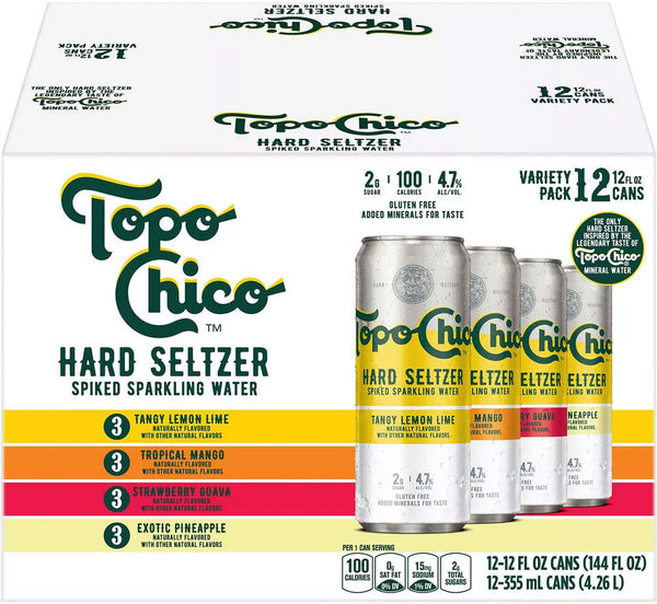 Topo Chico Seltzer Variety 12pk