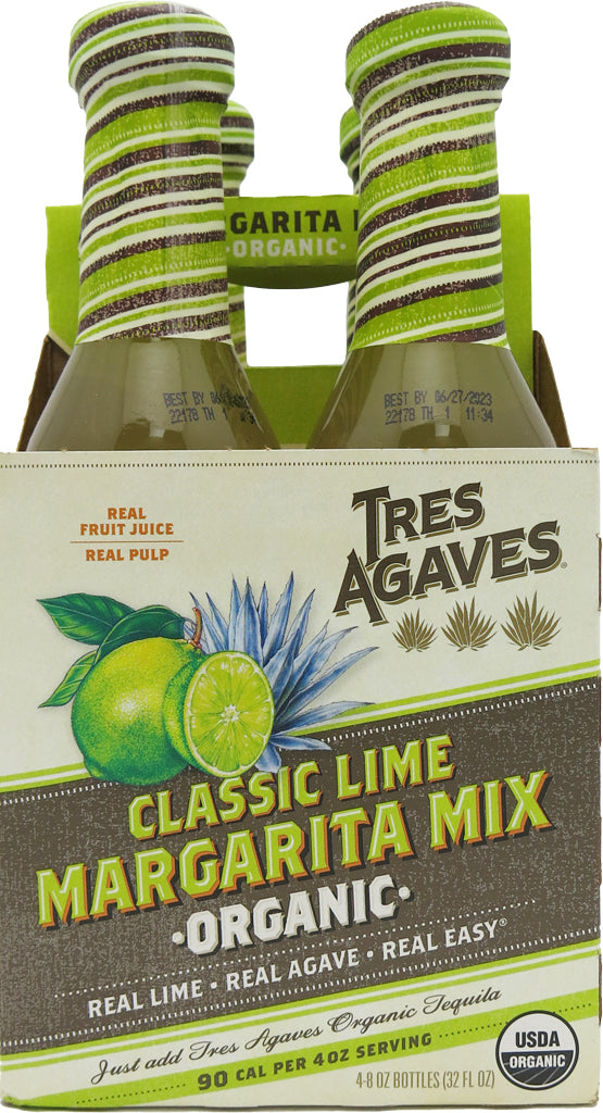 Tres Agaves Original Margarita Mix 4pk