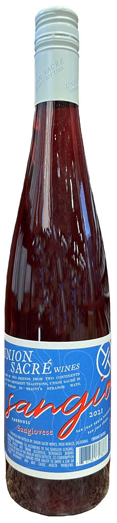 Union Sacre Sangio Carbonic Sangiovese 2022 750ml