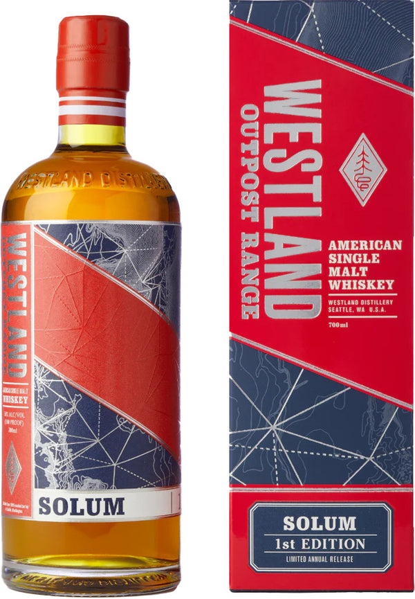 Westland Solum Single Malt Whiskey 1st Edition 700ml (Limit1)