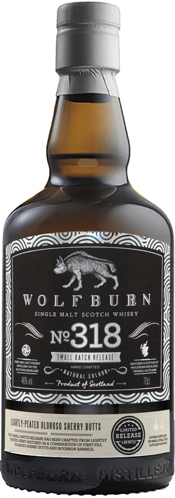 ウイスキー WOLF BURN LIQUOR MOUNTAIN 700ml 57.6% Wolfburn Small Batch No.318 Single Malt Scotch 700ml – Mission Liquor