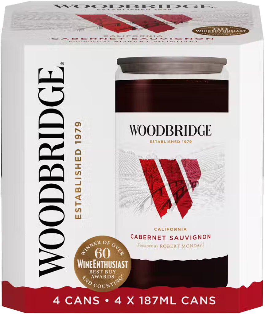 Woodbridge Cabernet Sauvignon 187ml 4pk Can – Mission Liquor