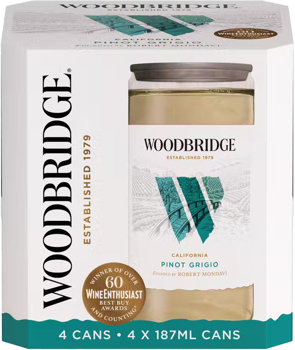 Woodbridge Pinot Grigio 187ml 4pk Can