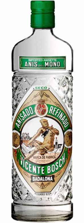 Anis Del Mono Seco Anisette Liqueur 750ml