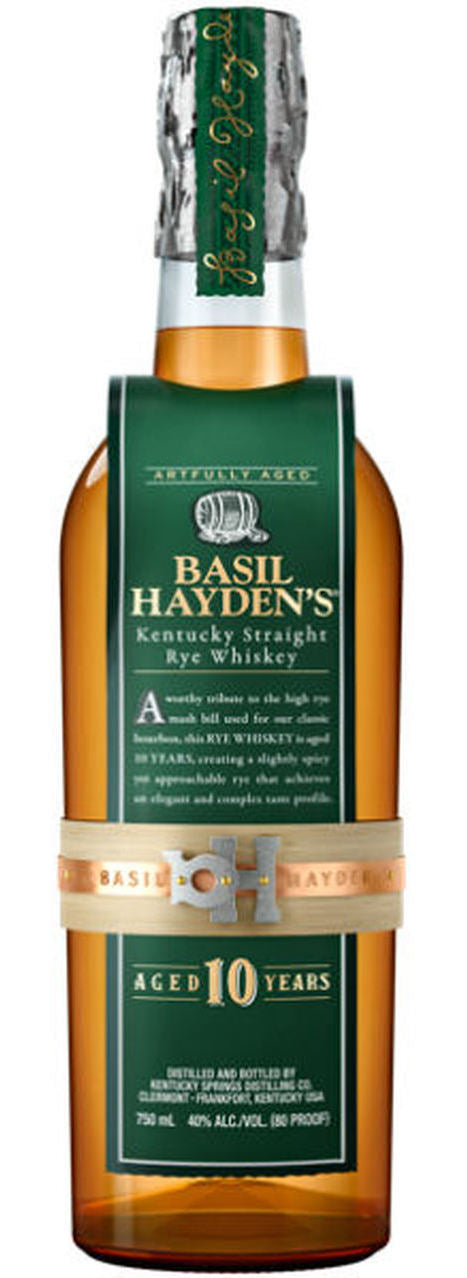 Basil Hayden's Straight Rye 10 Year 750ml