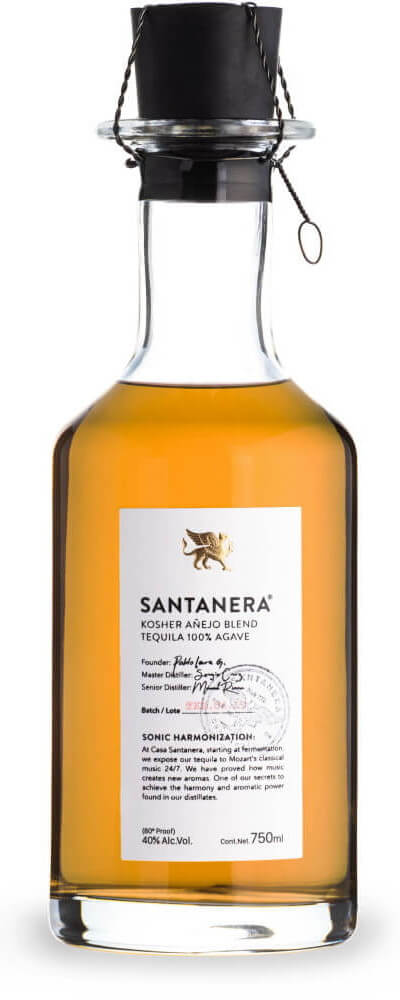 Destileria Santanera Tequila Kosher Anejo 750ml